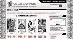 Desktop Screenshot of descargacineclasico.net